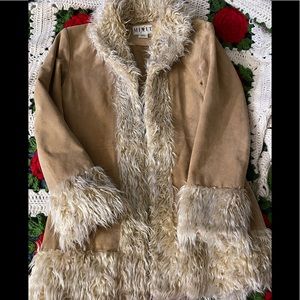 Fur trim jacket